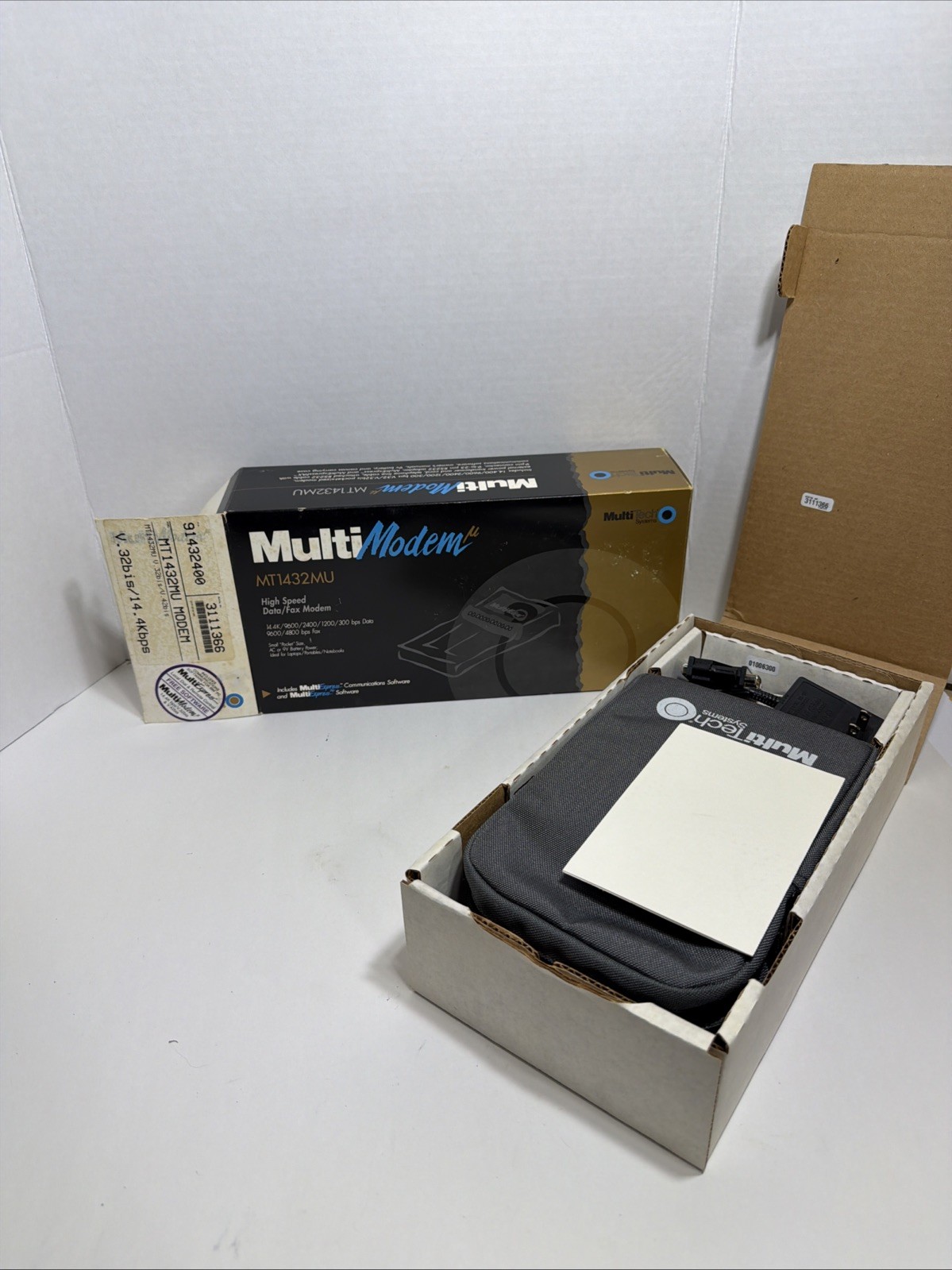 MT1432MU – 14.4 kbps V.32 bis Dial-up w/Fax Pocket External