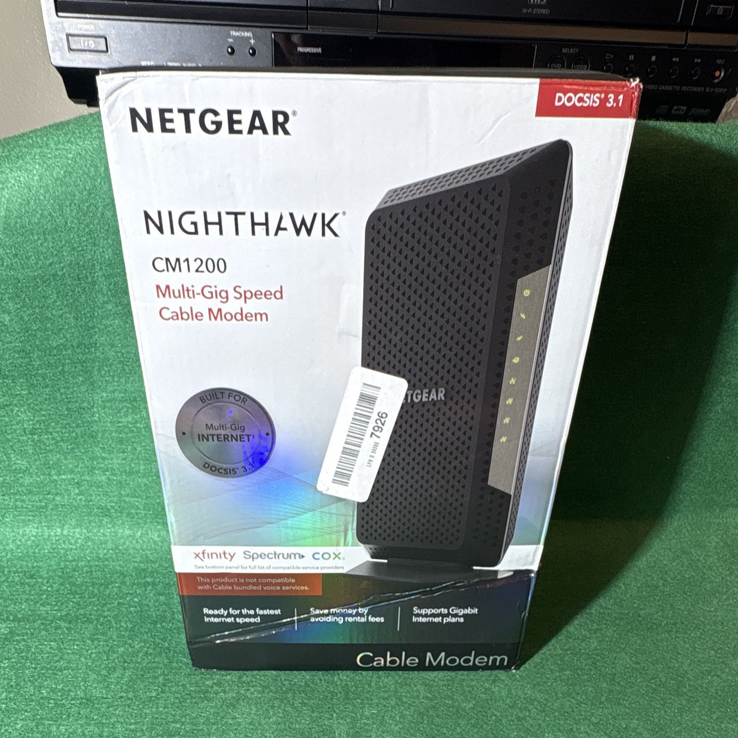 NETGEAR Nighthawk CM1200 DOCSIS 3.1 10Gbps Cable Modem 4-Port GigE