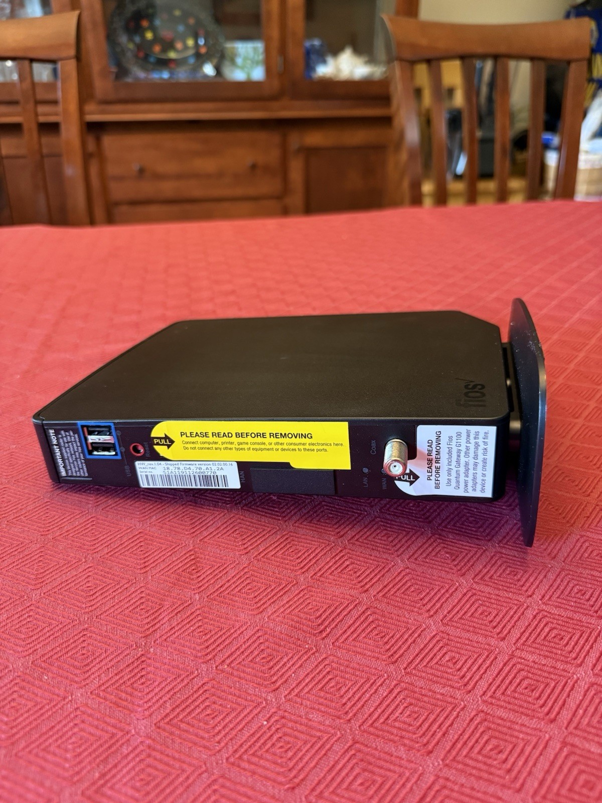 Verizon Fios Quantum Gateway 4-Port Wi-Fi Router (FIOS-G1100) | Router Only