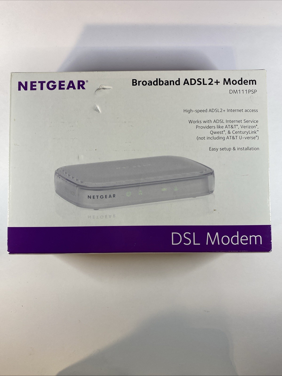 Netgear DSL Broadband ADSL2+ Modem DM111PSP New Open Box