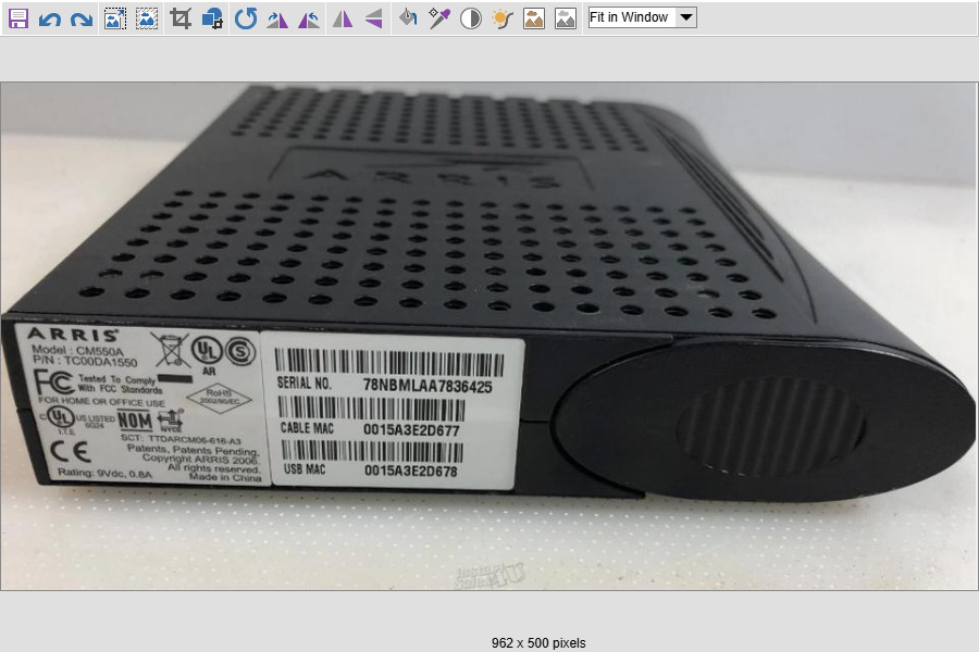 Arris / Touchstone CM550A DOCSIS 2.0 Cable Modem Router Easy Install