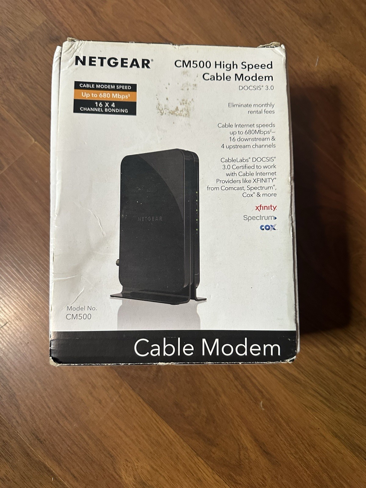 NETGEAR Cm500-1aznas 16×4 DOCSIS 3.0 Cable Modem Max Download Speeds of 680mbps