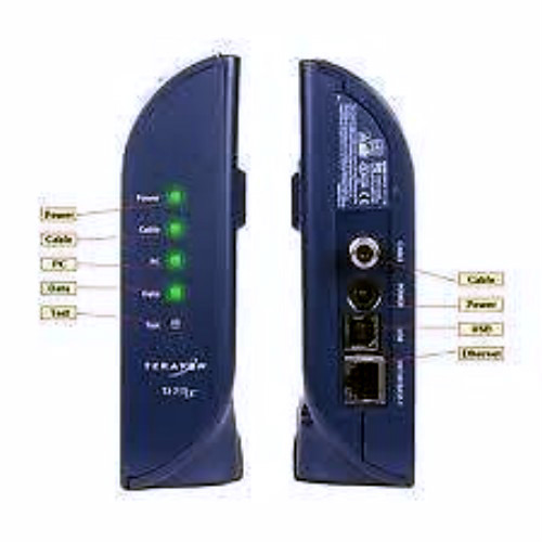 Terayon TJ 715X Cable Modem PC ethernet USB internet DOCSIS 2.0 TJ715x broadband
