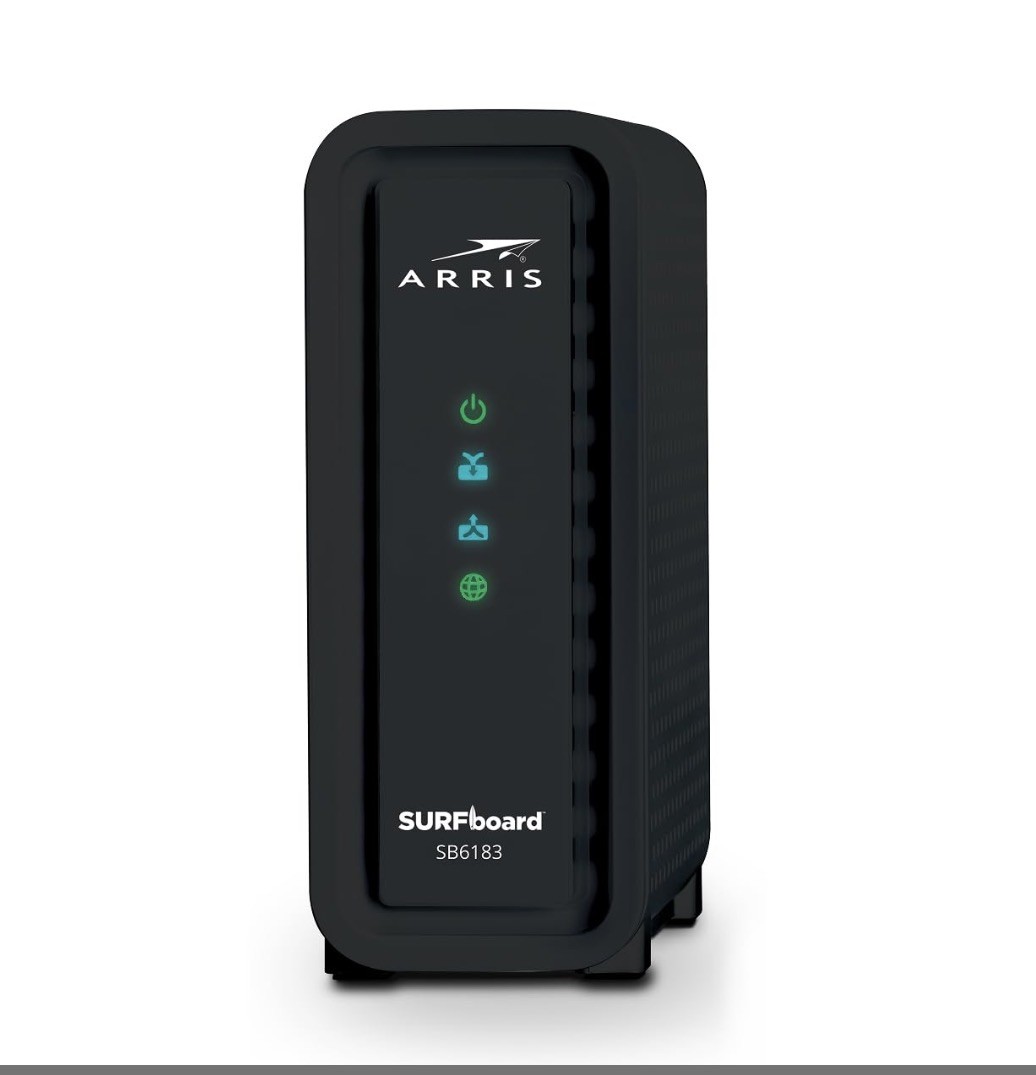 ARRIS SURFboard SB6183 DOCSIS 3.0 Cable Modem 16×4 Black