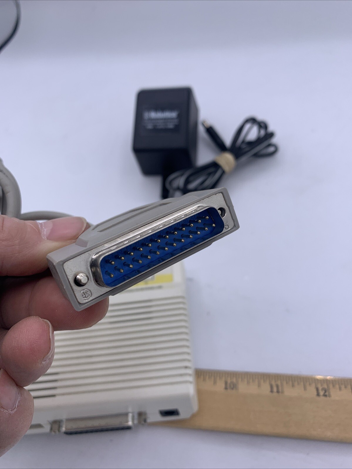 USR US Robotics Sportster Modem External Faxmodem 0459 w/Power Supply & Cable