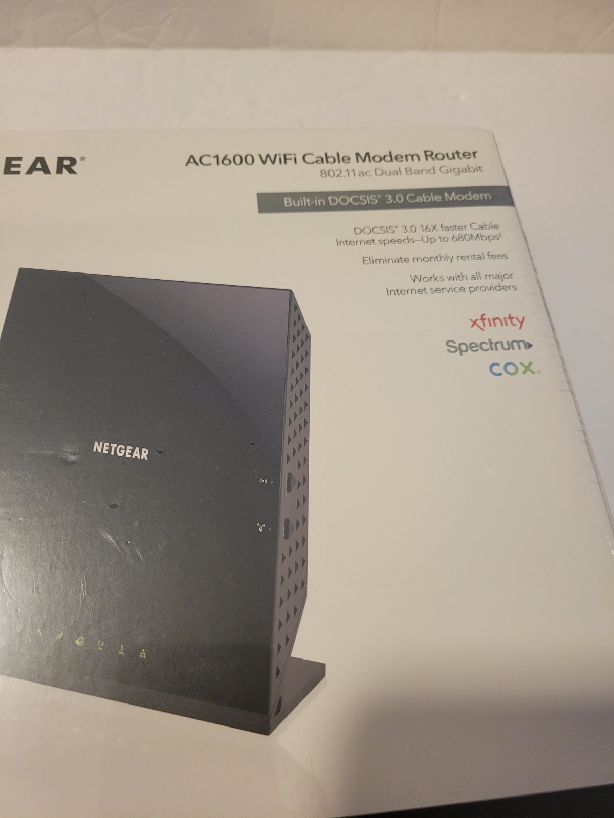 NETGEAR Cable Modem Wi-Fi Router Combo Model ( C6250 ) New Factory Sealed (OEM)