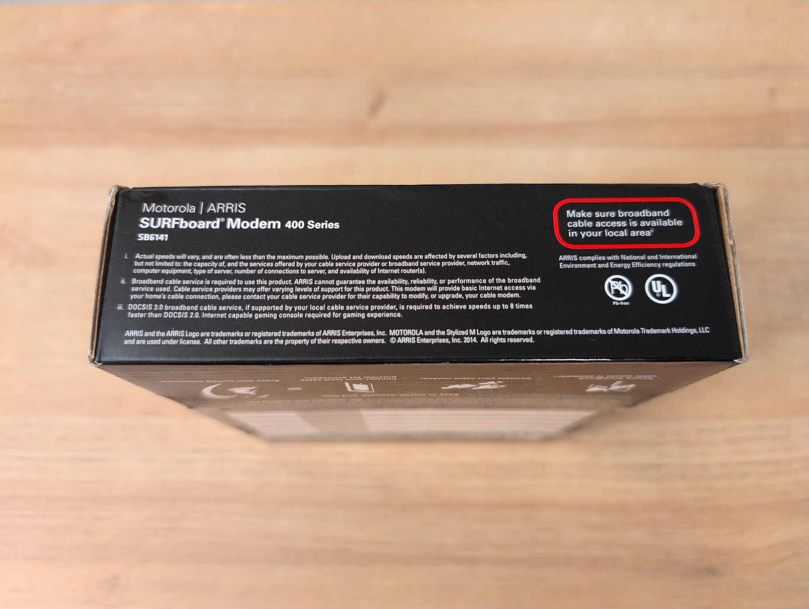 Motorola ARRIS SURFboard SB6141 343Mbps 8×4 DOCSIS 3.0 Cable Modem