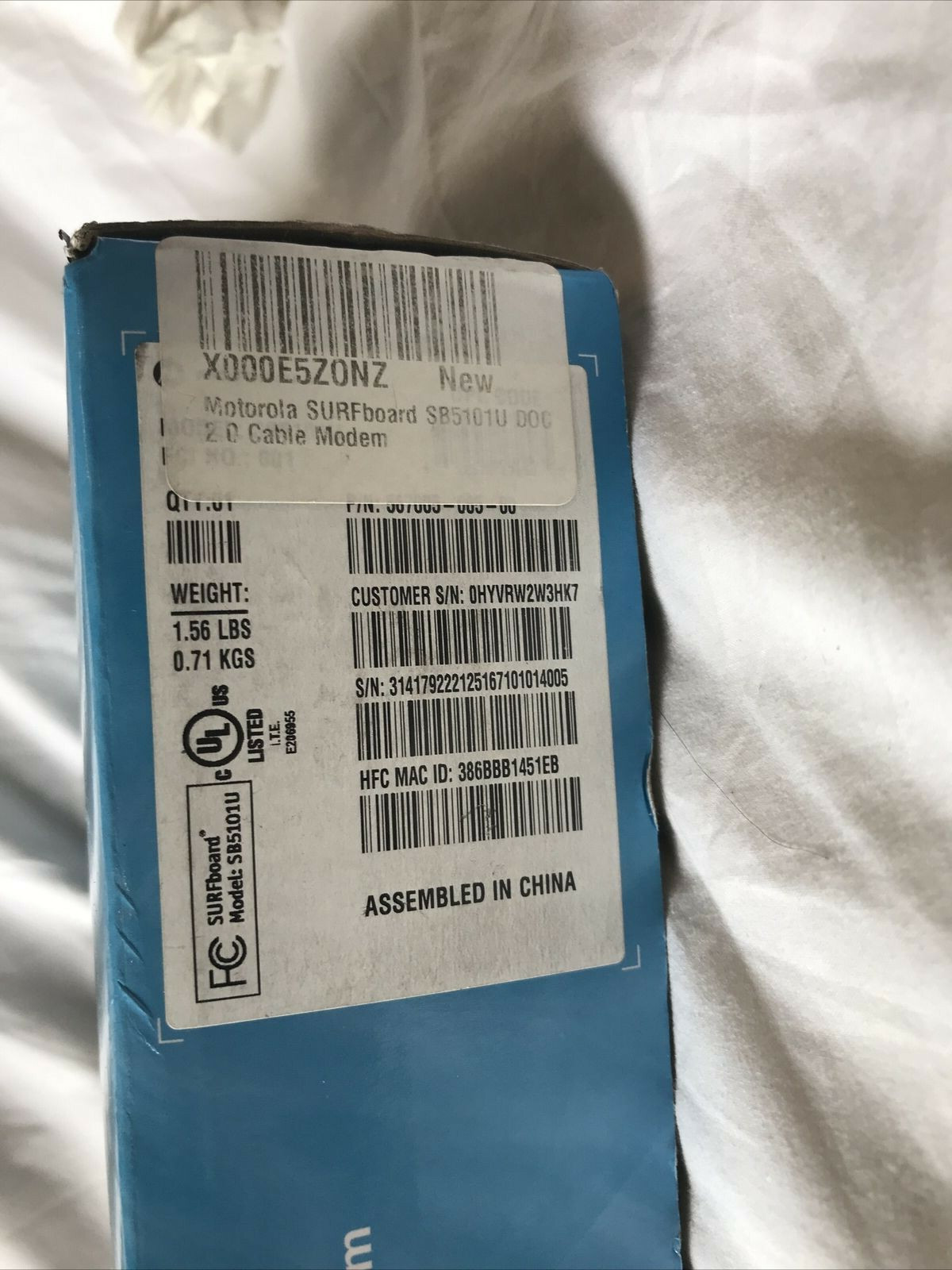 Motorola SURFboard SB5101U Cable Modem
