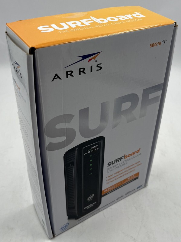 ARRIS SURFBOARD SBG10 1001362 DOCSIS 3.0 INTEL INSIDE MODEM/BLACK
