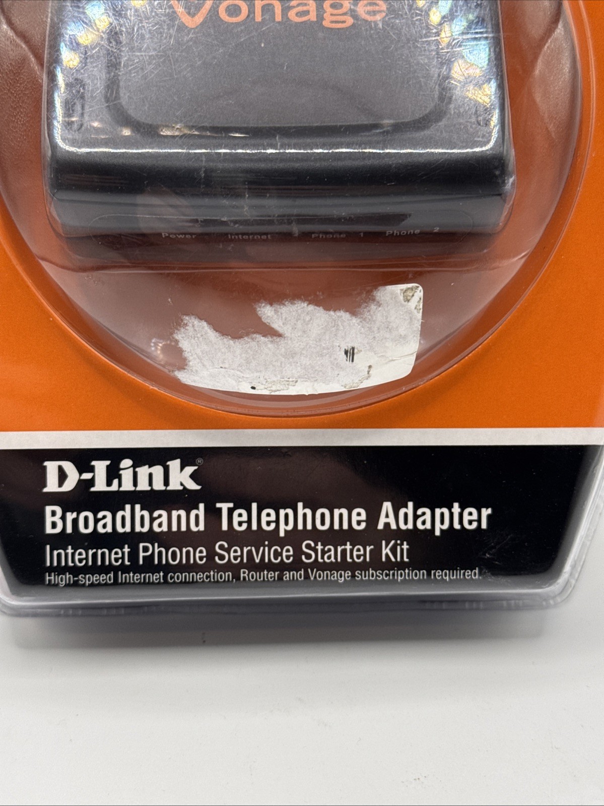 D-Link VTA-VR Vonage Broadband Telephone Adapter Internet Phone Starter Kit NEW