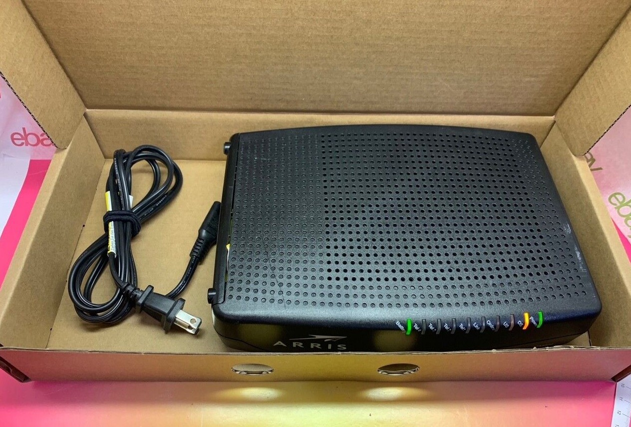 🔥 ARRIS Touchstone TM804 G/CT, P/N:TM04DHD804 Telephony Cable Modem D3.0