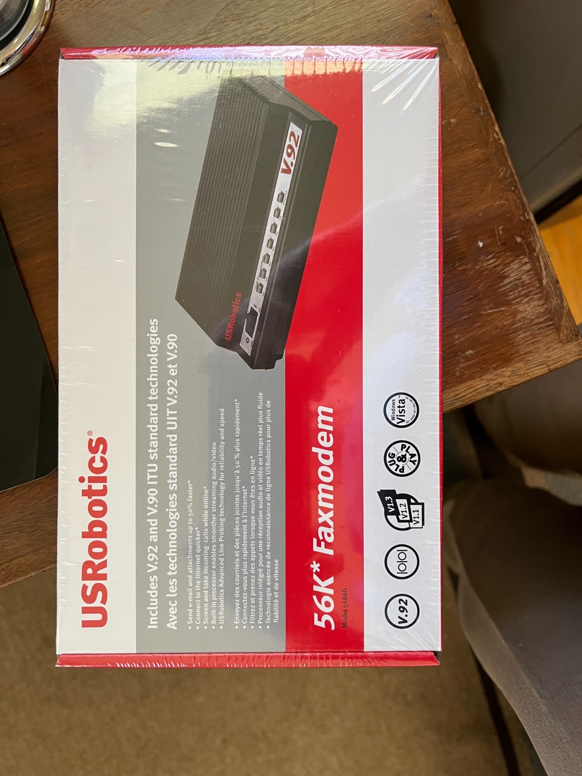 USRobotic 5686G V92 & V90 External Faxmodem