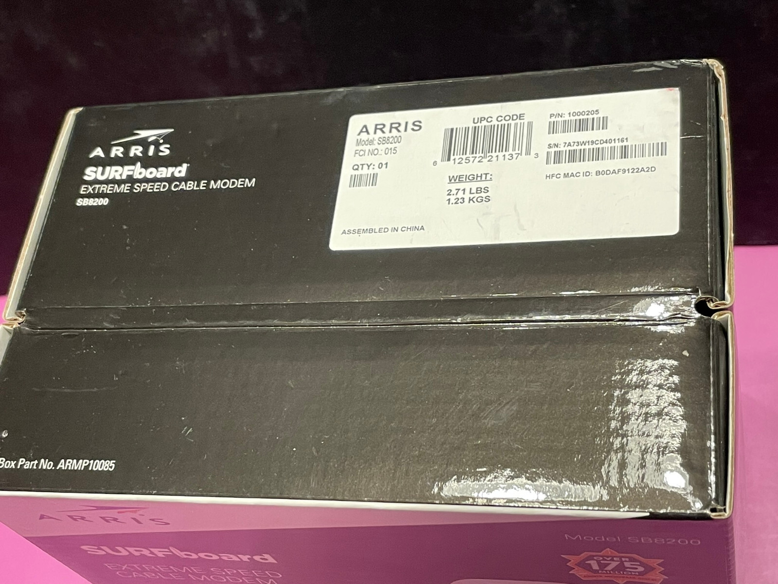 ARRIS SURFboard SB8200 DOCSIS 3.1 Cable Modem – Open Box Tested – Sync Verified