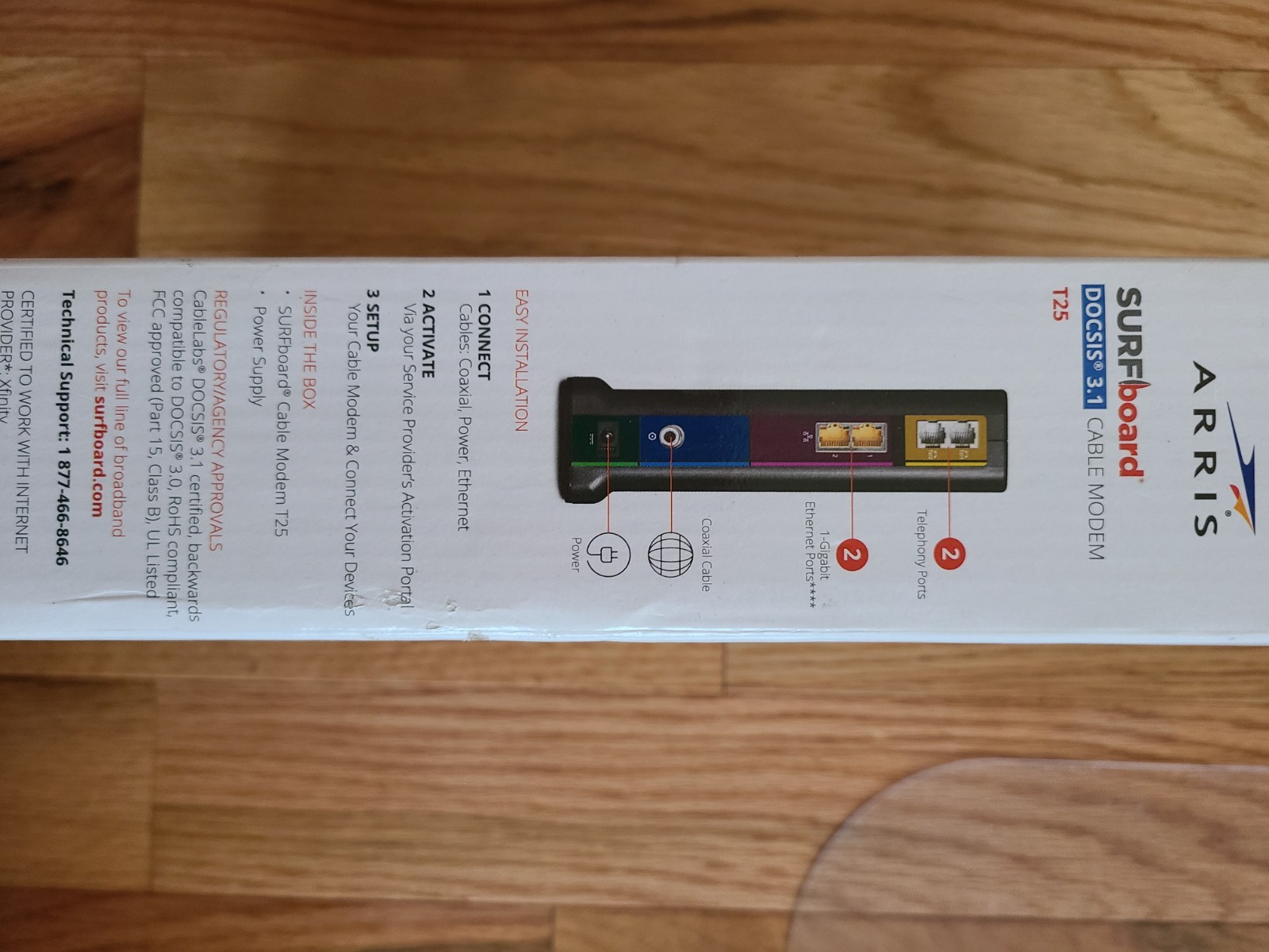 ARRIS Surfboard DOCSIS 3.1 Cable Modem – T25 OPEN BOX