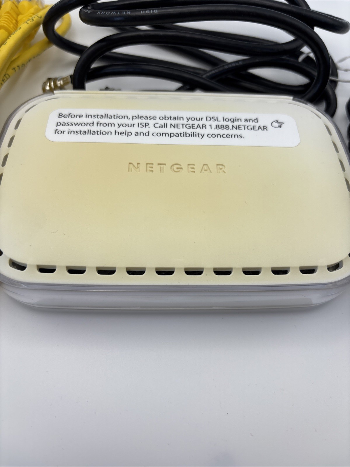 Netgear DM111PSP Broadband ADSL2+ Modem. All Cables Included. Read Description.