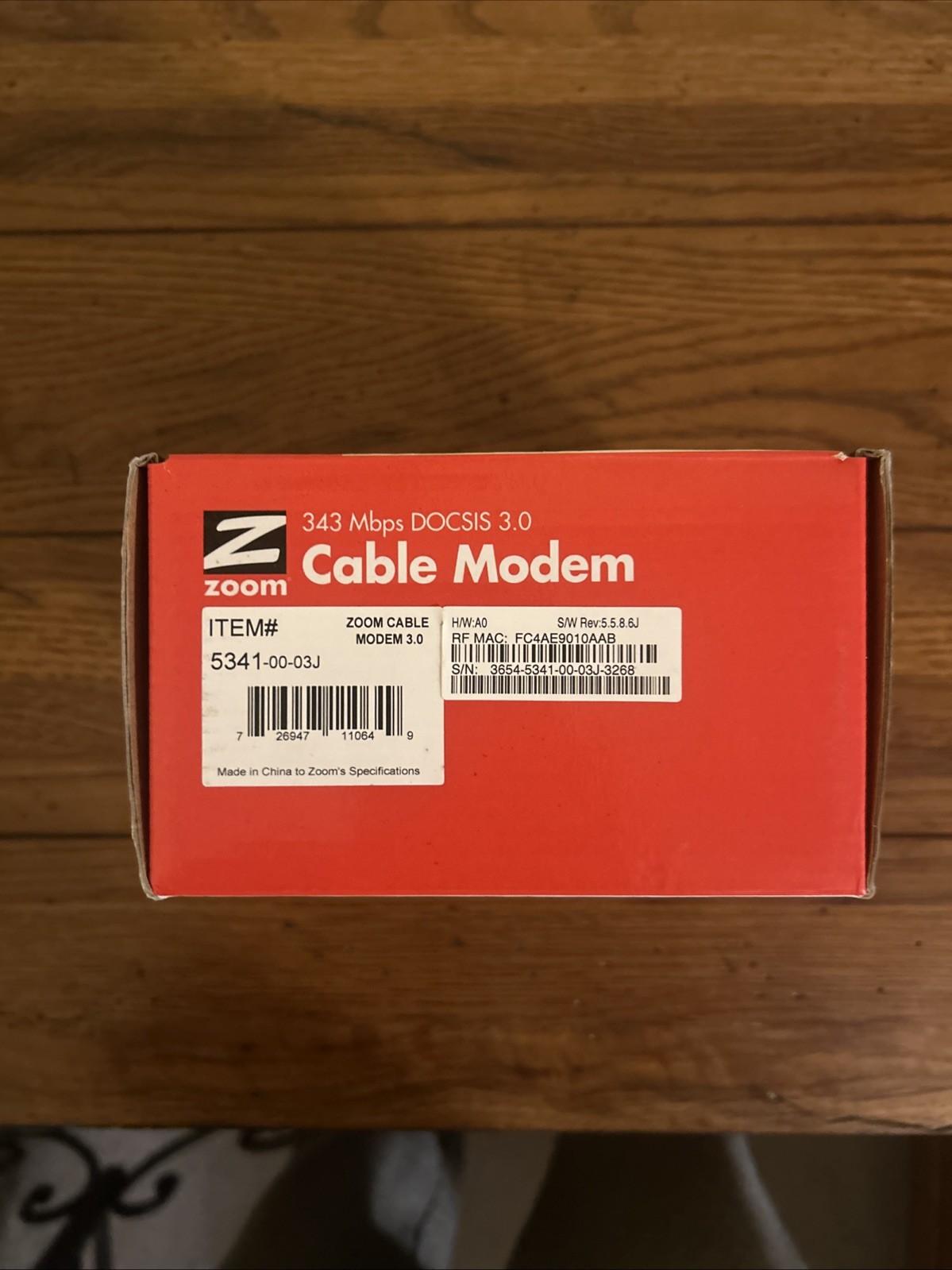 Zoom 5341H (5341-02-03H) 343.13 Mbps