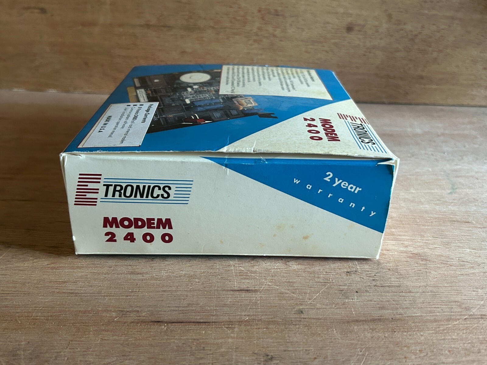 Etronics 2400 Internal Modem Half Card New Open Box USA Vintage Obsolete