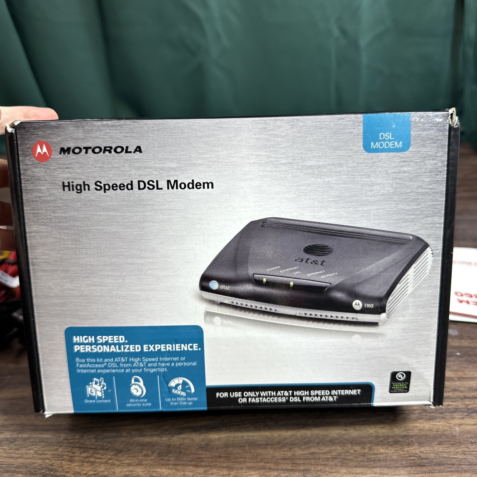 Motorola 3360 Modem – For Use With AT&T DSL High Speed Internet & FASTACCESS DSL