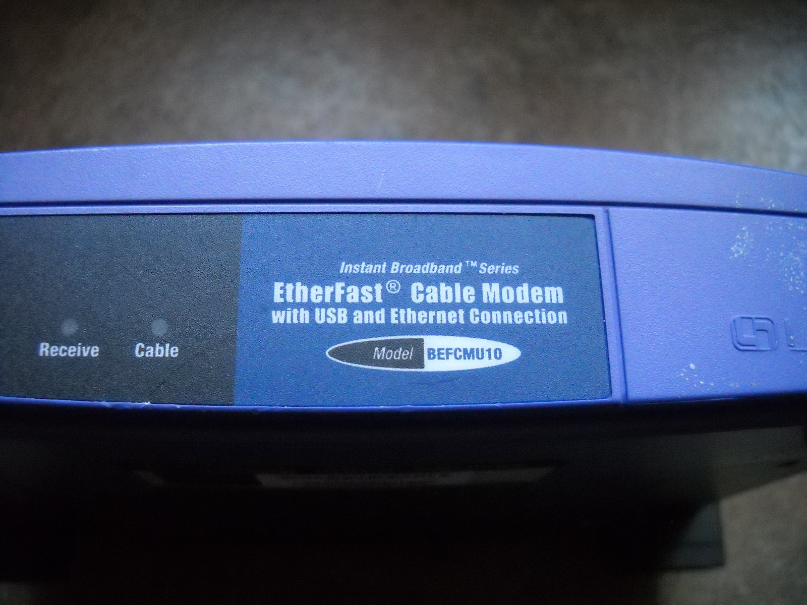LINKSYS EtherFast Cable Modem Ver. 2 BEFCMU10