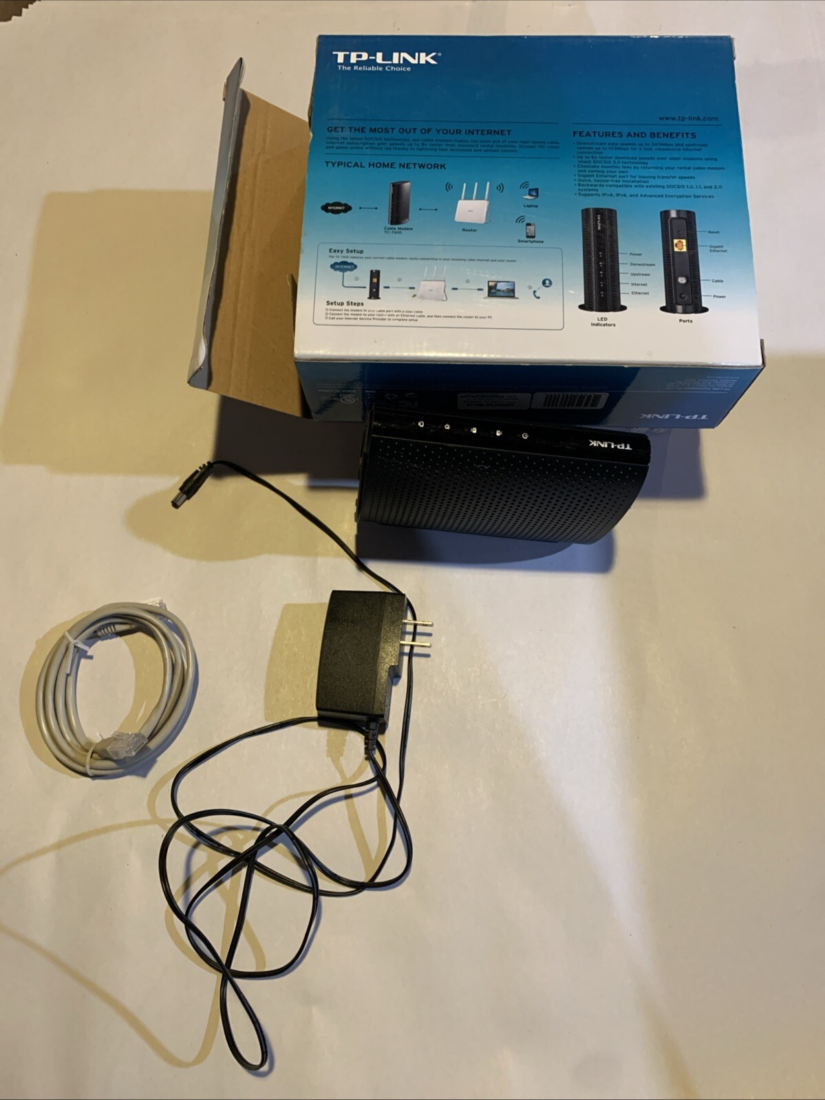 TP-LINK TC-7610 DOCSIS 3.0 Cable Modem