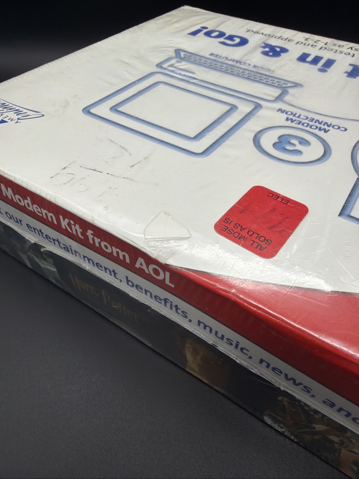 Vintage Rare Modem Kit from AOL Dial-Up Internet Connectivity New Sealed