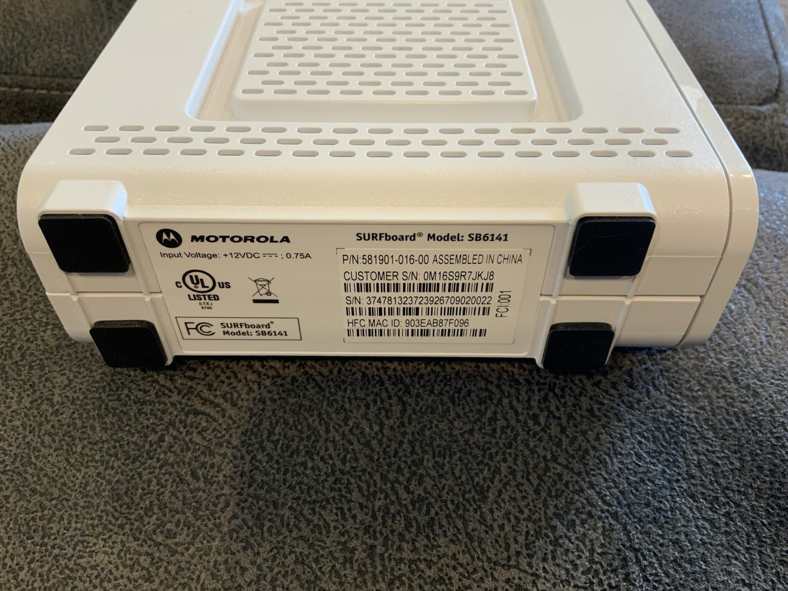 Motorola Surfboard SB6141 Cable Modem