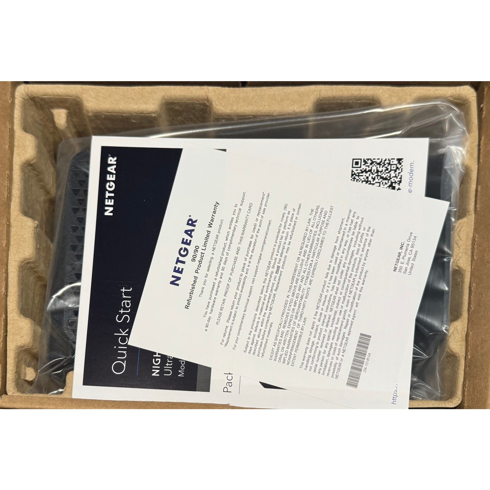 Refurbished: NETGEAR CM1000-100NAR DOCSIS 3.1 Works With All Cable Providers