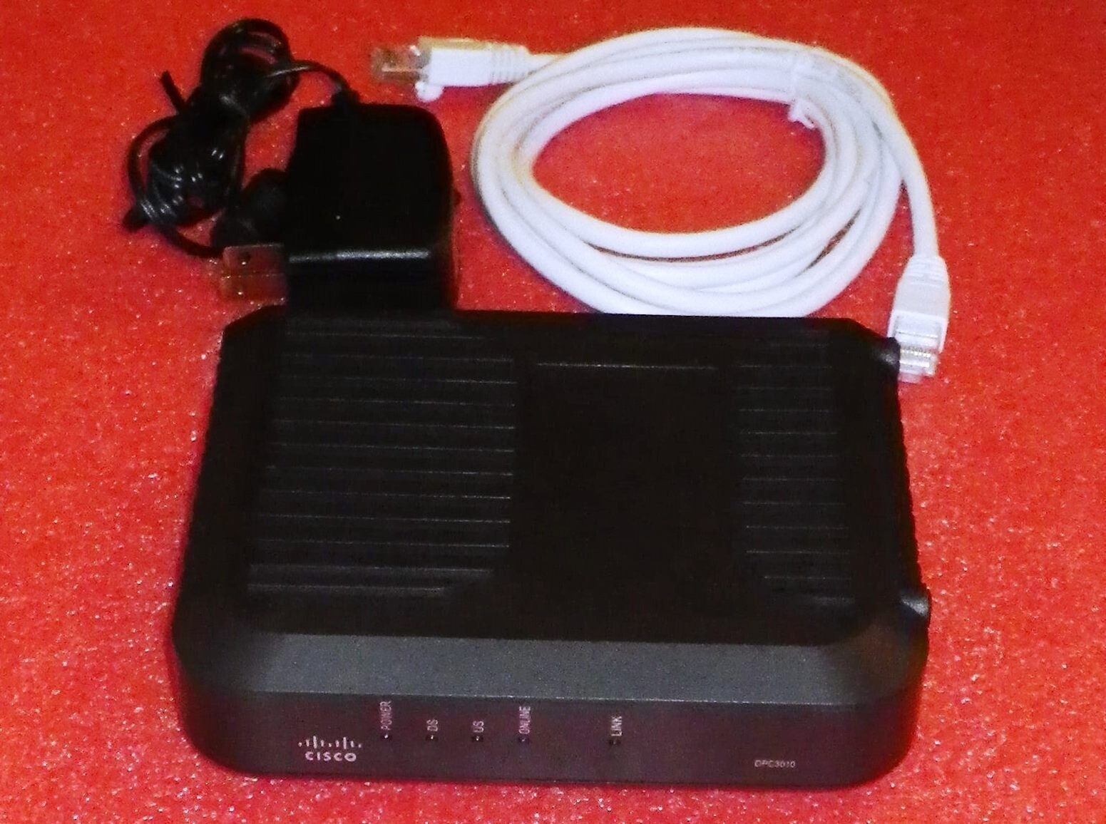 CISCO DPC3010 EPC3010 GIGABIT CABLE MODEM DOCSIS 3.0 8X4 CHARTER COX USED #U6