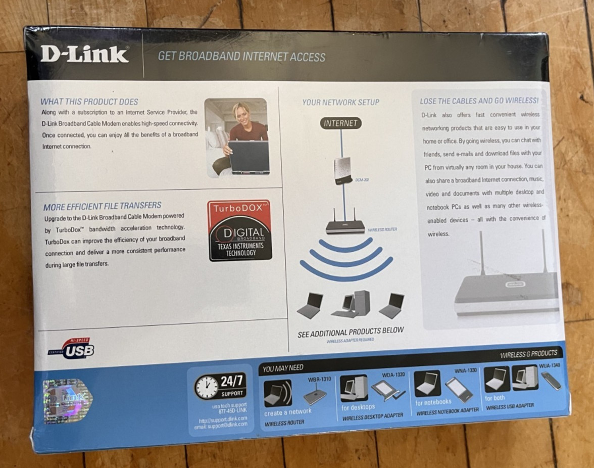D-Link DCM-202 Cable Modem (WMM83060)