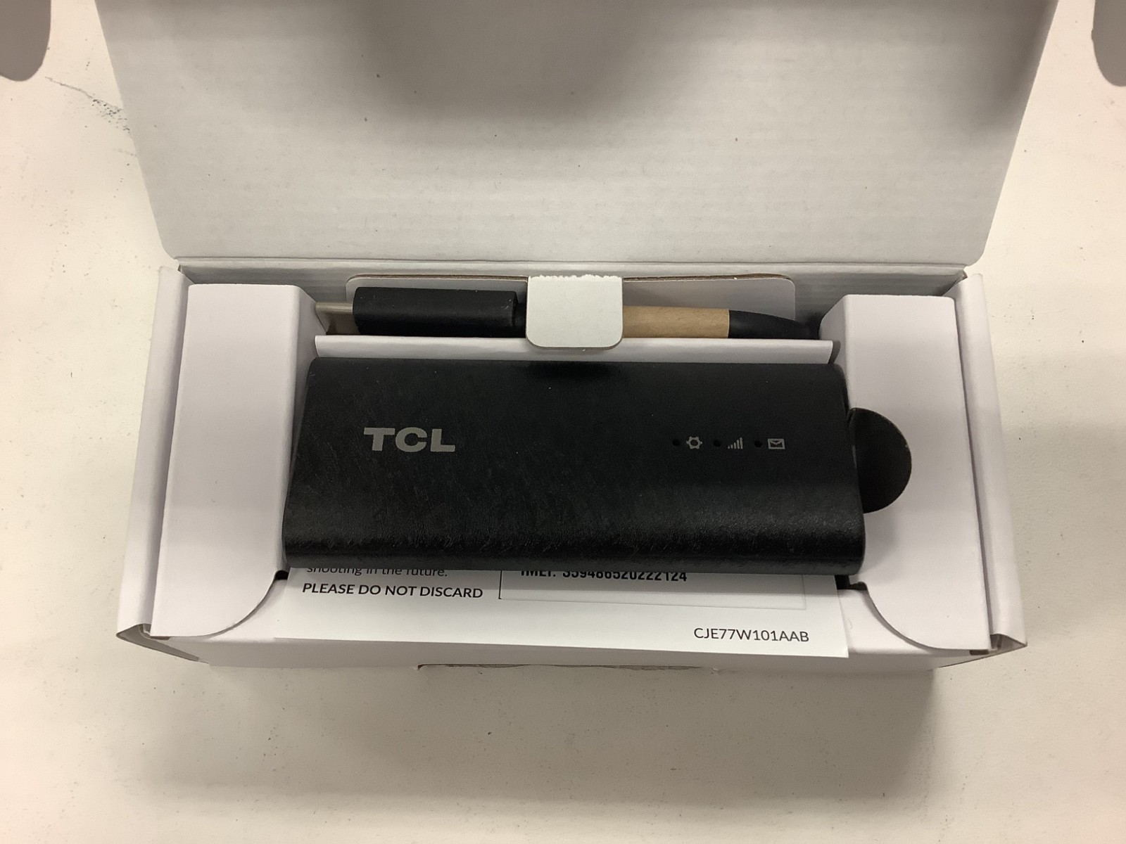TCL Linkport IK511 5G USB Wireless Wi-Fi Hotspot Modem (IK511-MAIN-HT-A10) L-E3D
