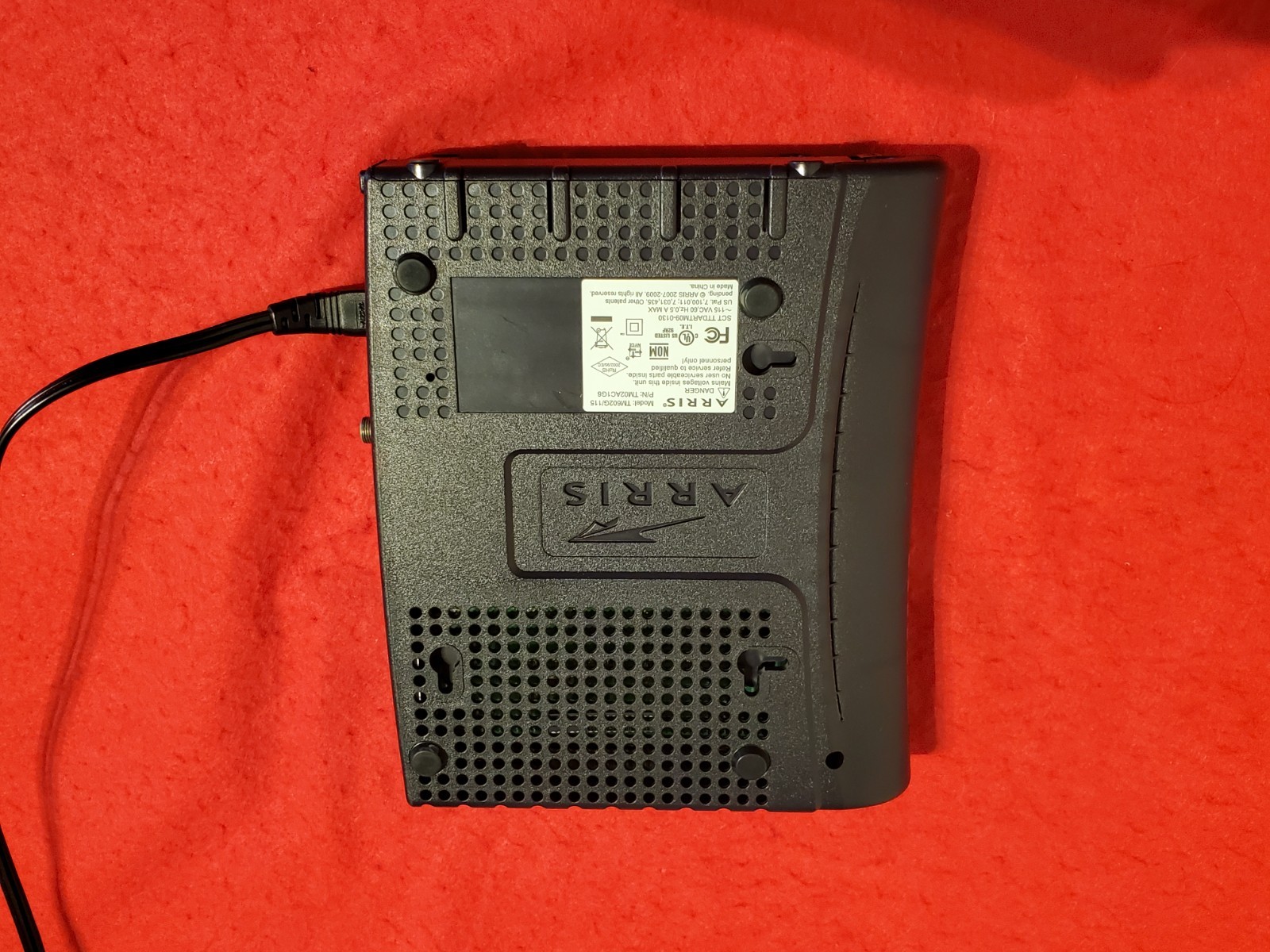 Arris Cable Modem Model TM602G/115. – Mint Clean Perfect Performer A+