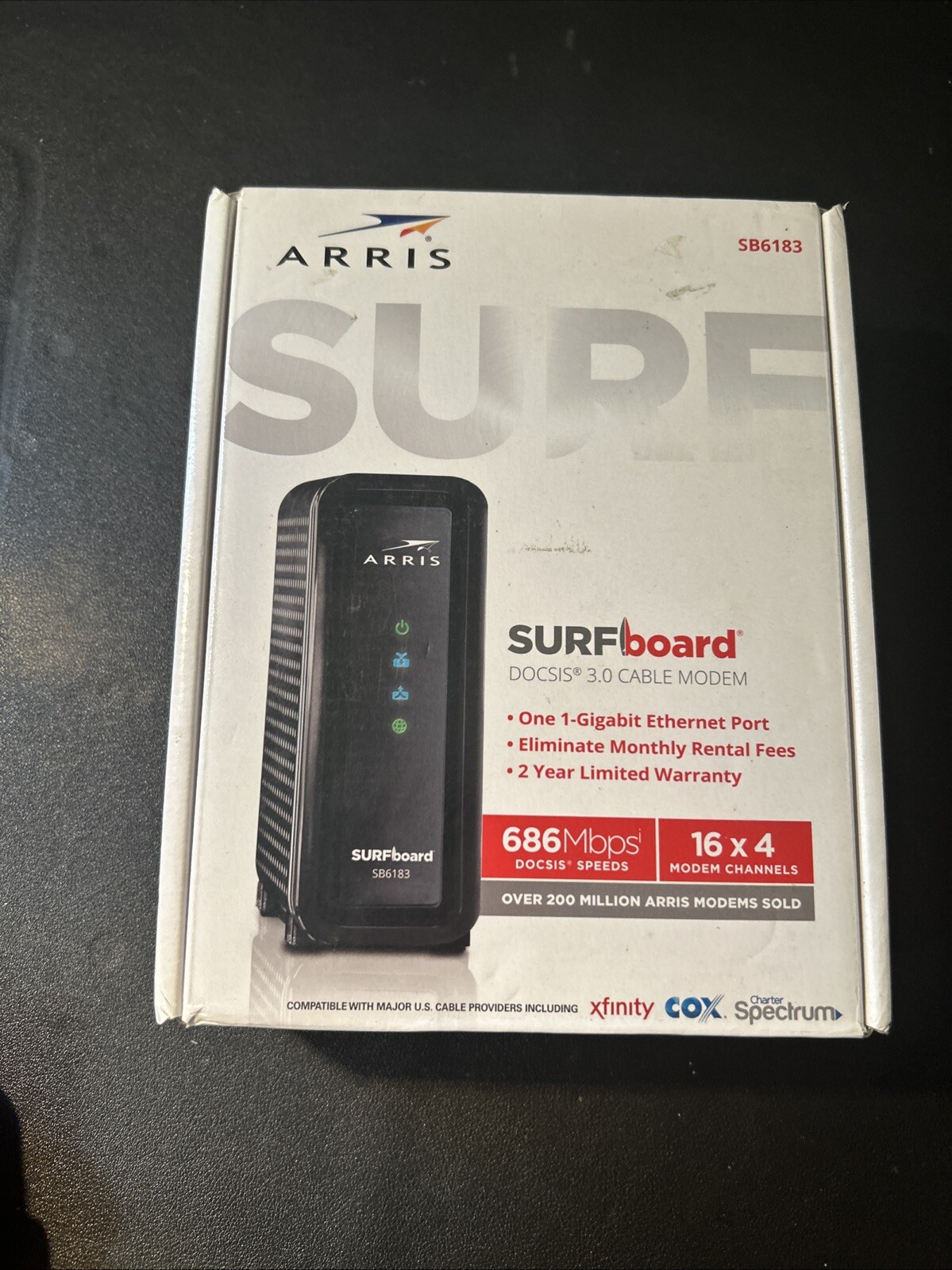 ARRIS SURFboard SB6183 DOCSIS 3.0 Cable Modem