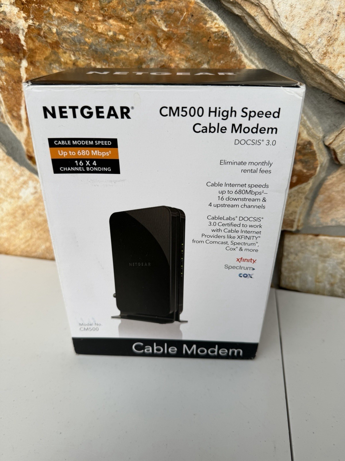 Netgear High Speed Cable Modem Model CM500 – DOCSIS 3.0