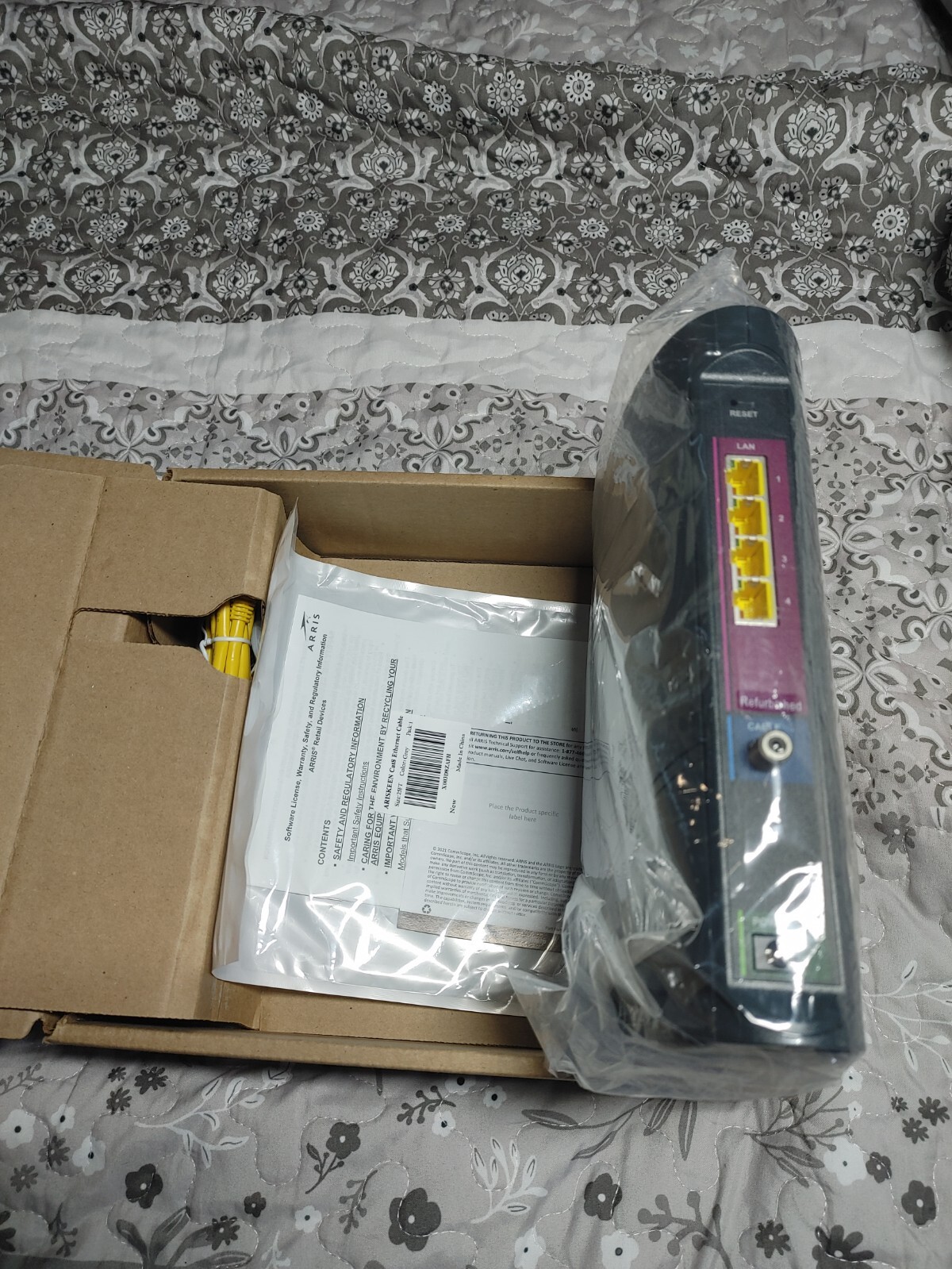 Refurbished Unit – ARRIS Surfboard G34 Modem/Router DOCSIS 3.1 Wi‑Fi 6 AX3000