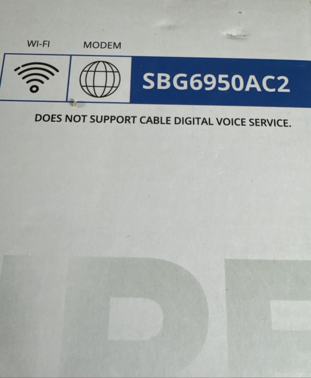 OPEN BOX ARRIS Surfboard SBG6950AC2 DOCSIS 3.0 Cable Modem /Wi-Fi Router READ!