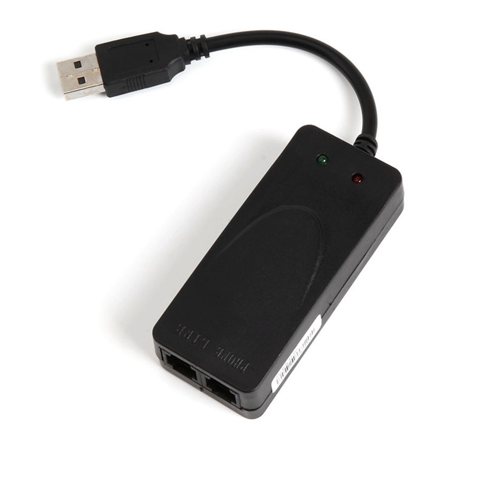 USB Fax Modem Dual Port USB2.0 56K V.92 V.90 External Modem Driver for Win7492