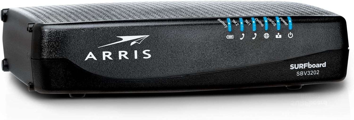 ARRIS Surfboard 32×8 Docsis 3.0 Cable Modem for Xfinity Internet & Voice SBV3202