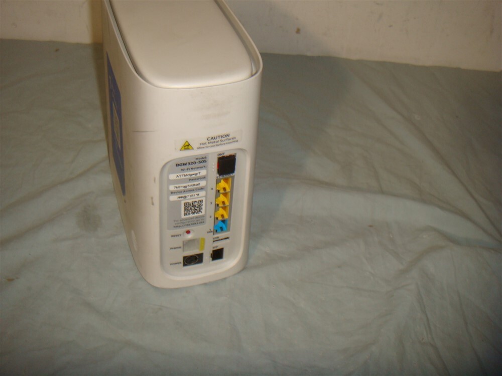 AT&T BROADBAND GATEWAY BGW320-505 WIFI MODEM ROUNTER NO AC ADAPTER -READ!