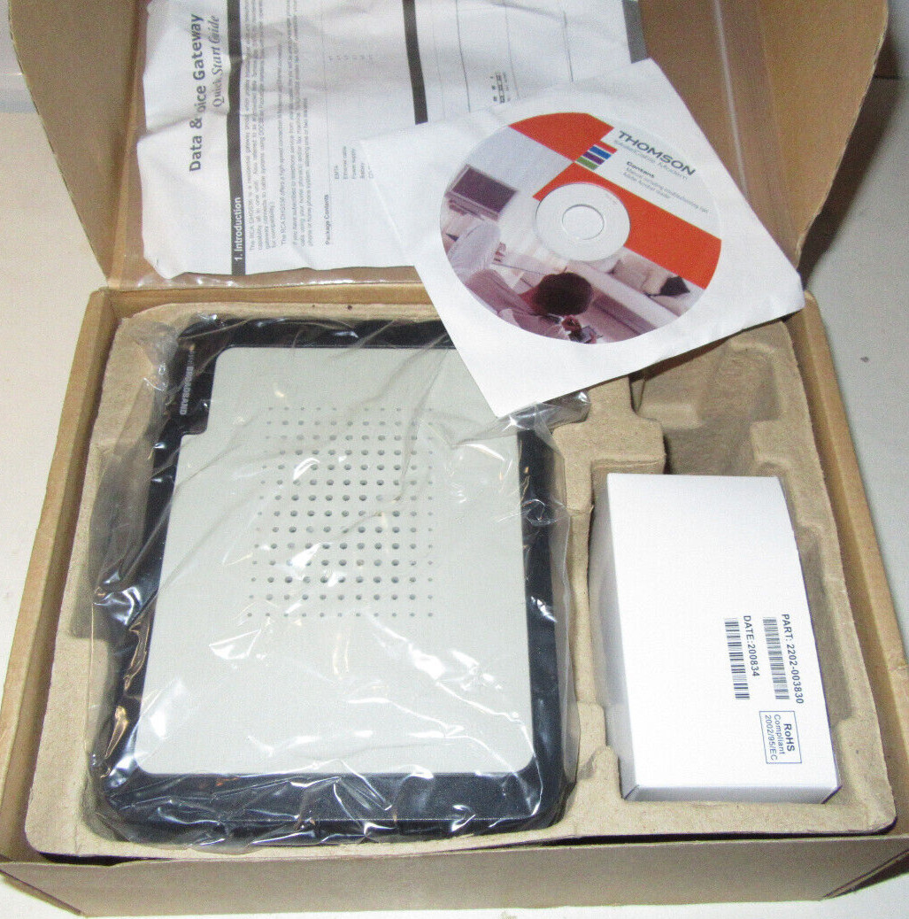 RCA Thomson Model DHG536 Digital Broadband Data and Voice Gateway Modem Opan Box
