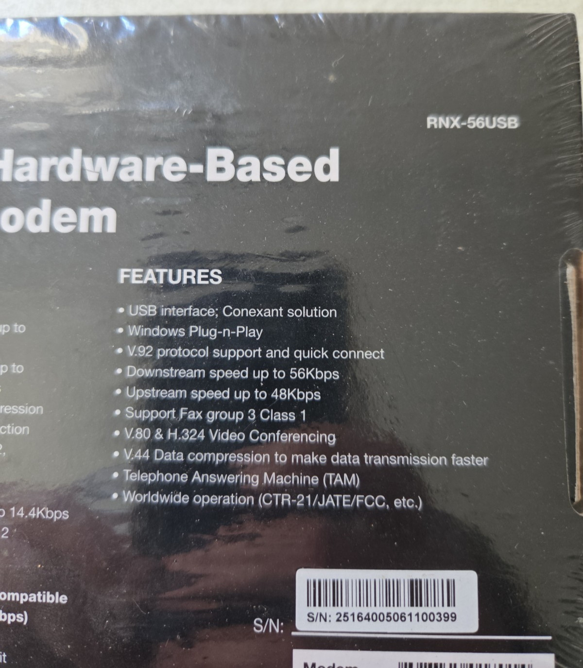 *********** NEW SEALED Rosewill RNX-56USB 56K V.92 Hardware-Based Data Fax Modem