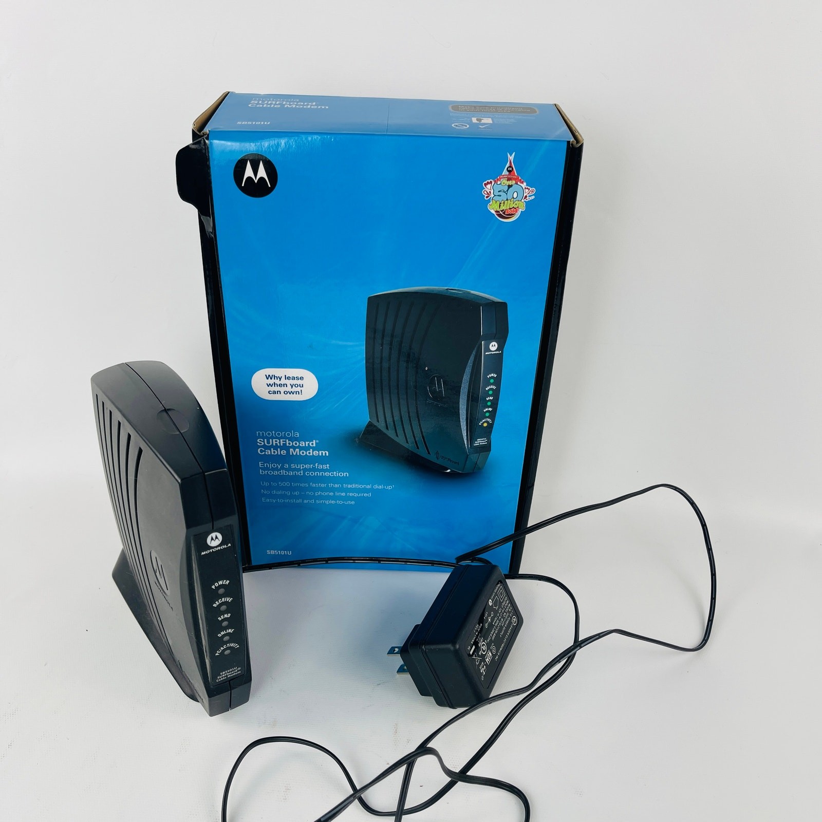 Motorola SB5101U SURFboard Cable Internet Modem Black