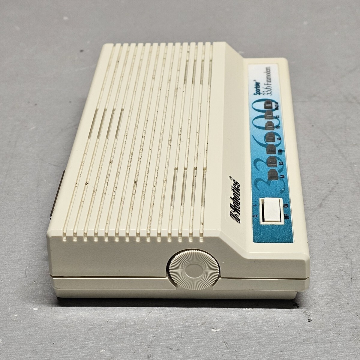 Vintage USRobotics Sportster 33.6 Faxmodem Model 6459 External Serial Modem USA
