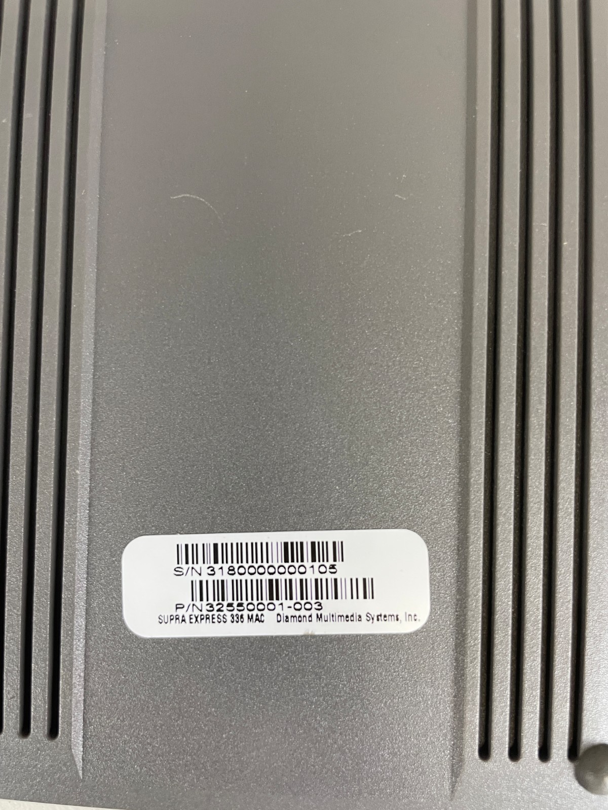 Supra Express 336k External Fax Modem Diamond Multimedia Systems Inc