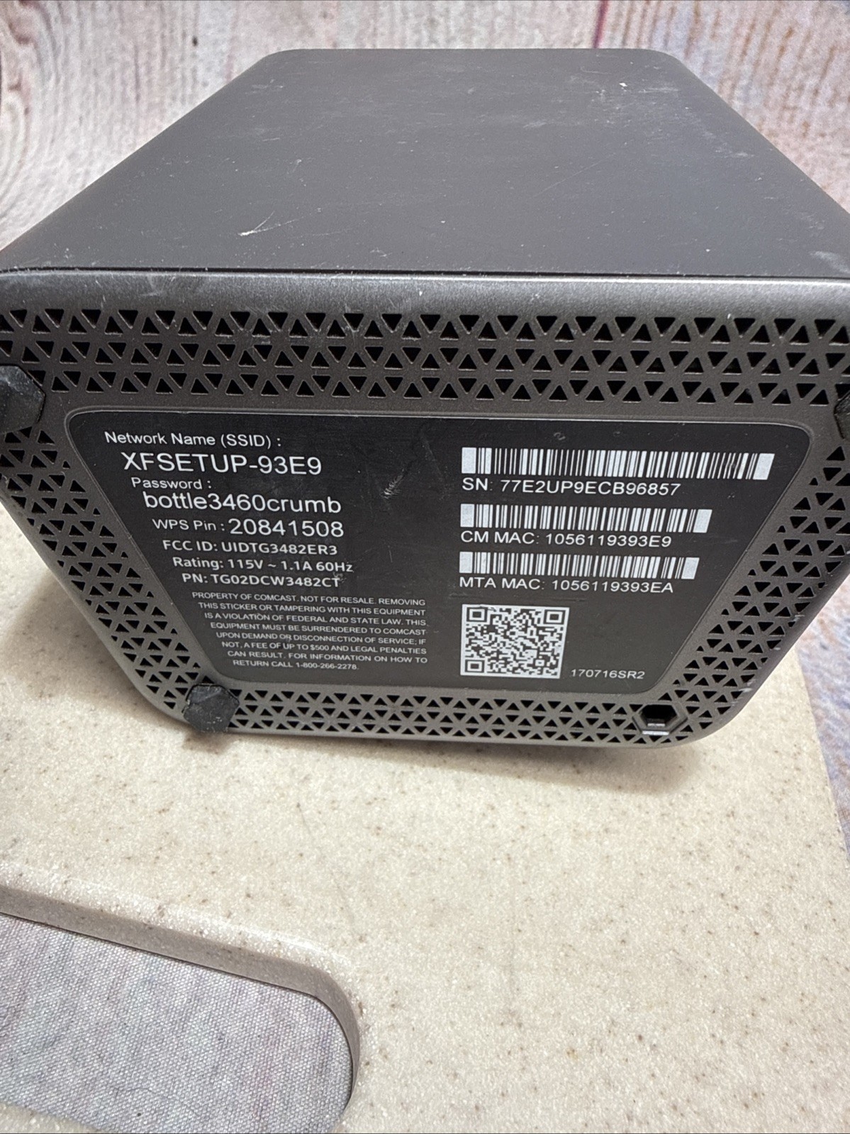 Xfinity XB6-A Gateway WiFi 6 Router Modem xFi