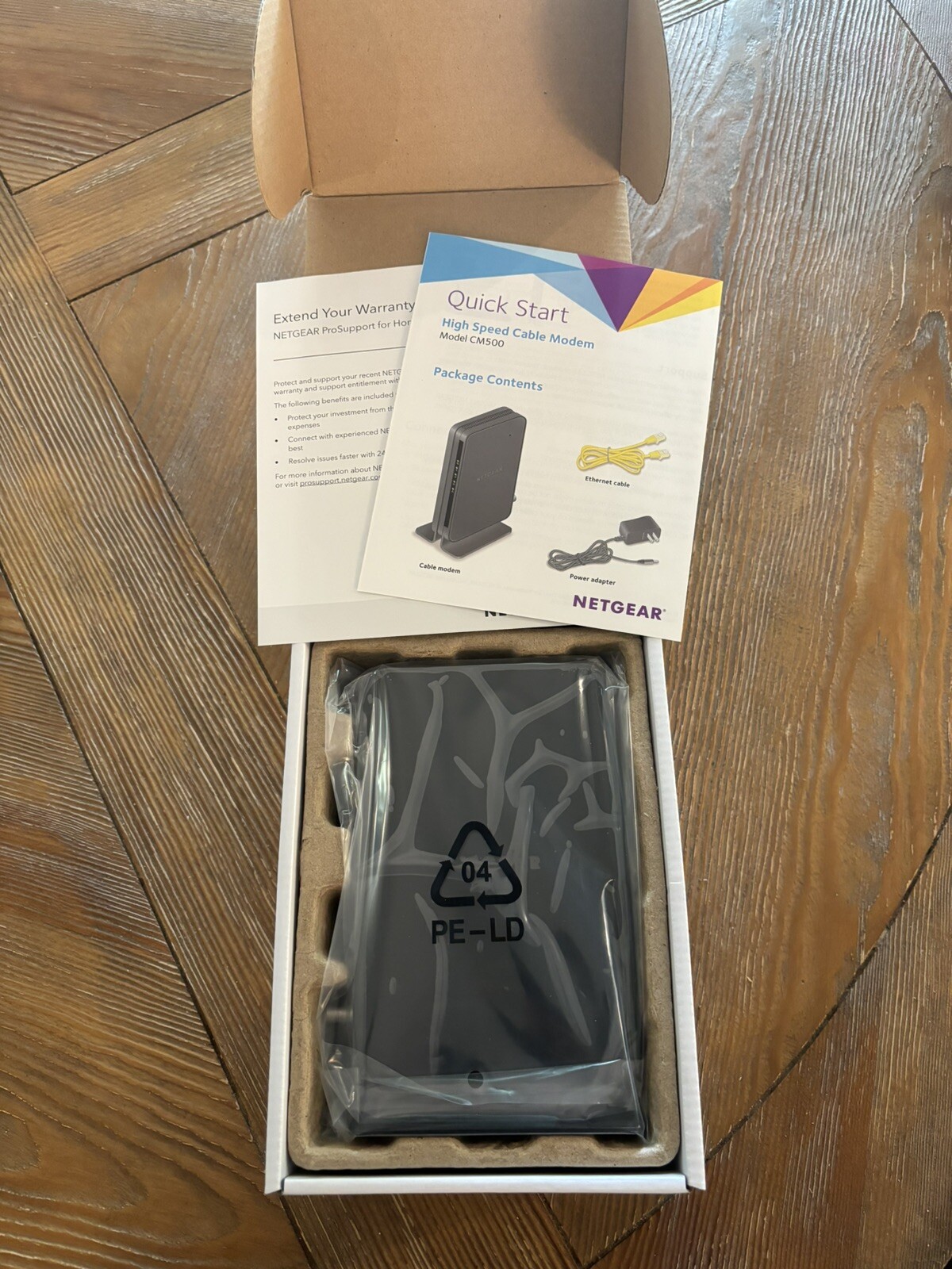NETGEAR CM500 High Speed Modem (CM500100NAS) 680 Mbps – Black