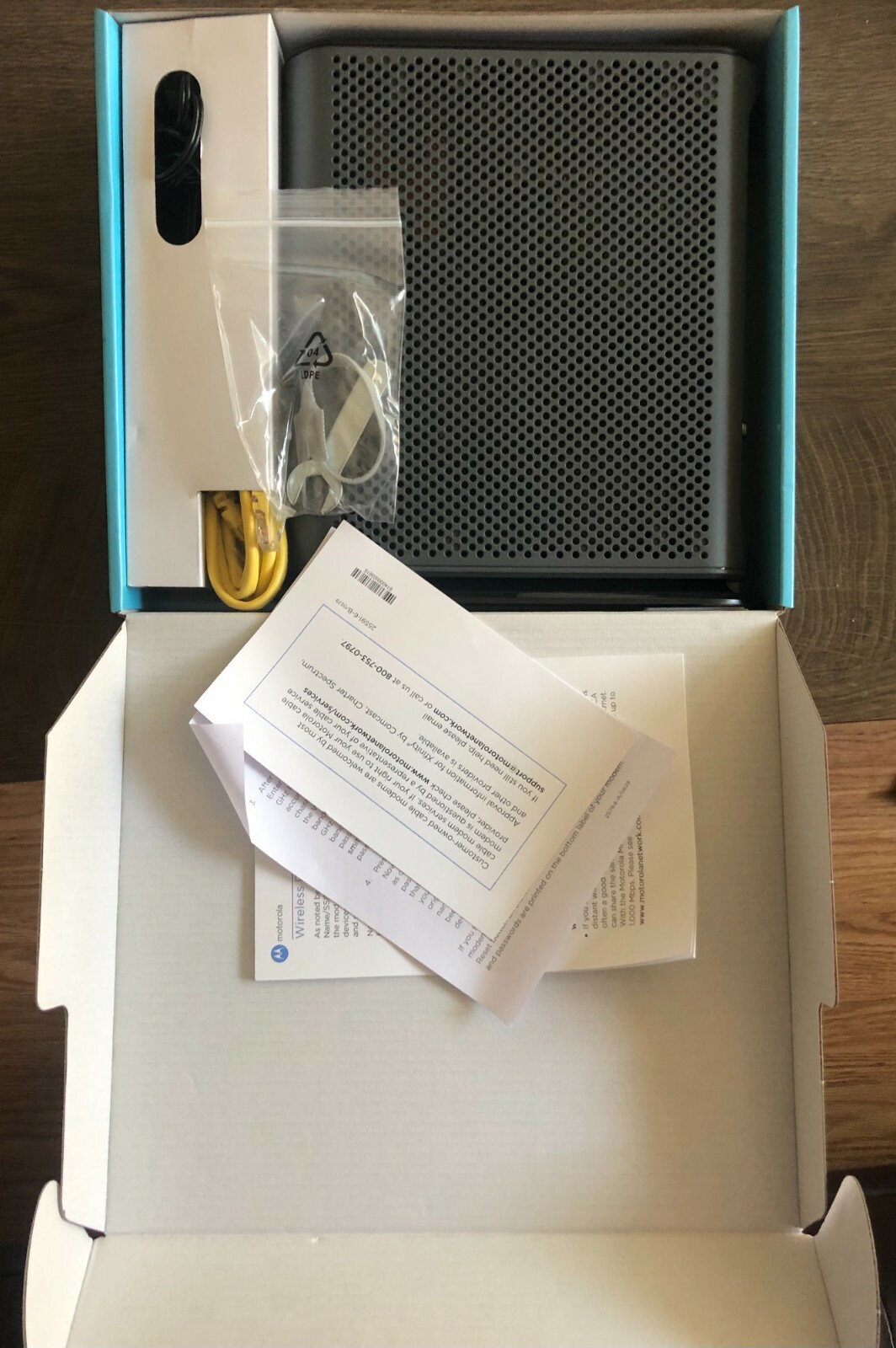 MG7540 16×4 Cable Modem plus AC1600 Dual Band Wi-Fi® with DFS