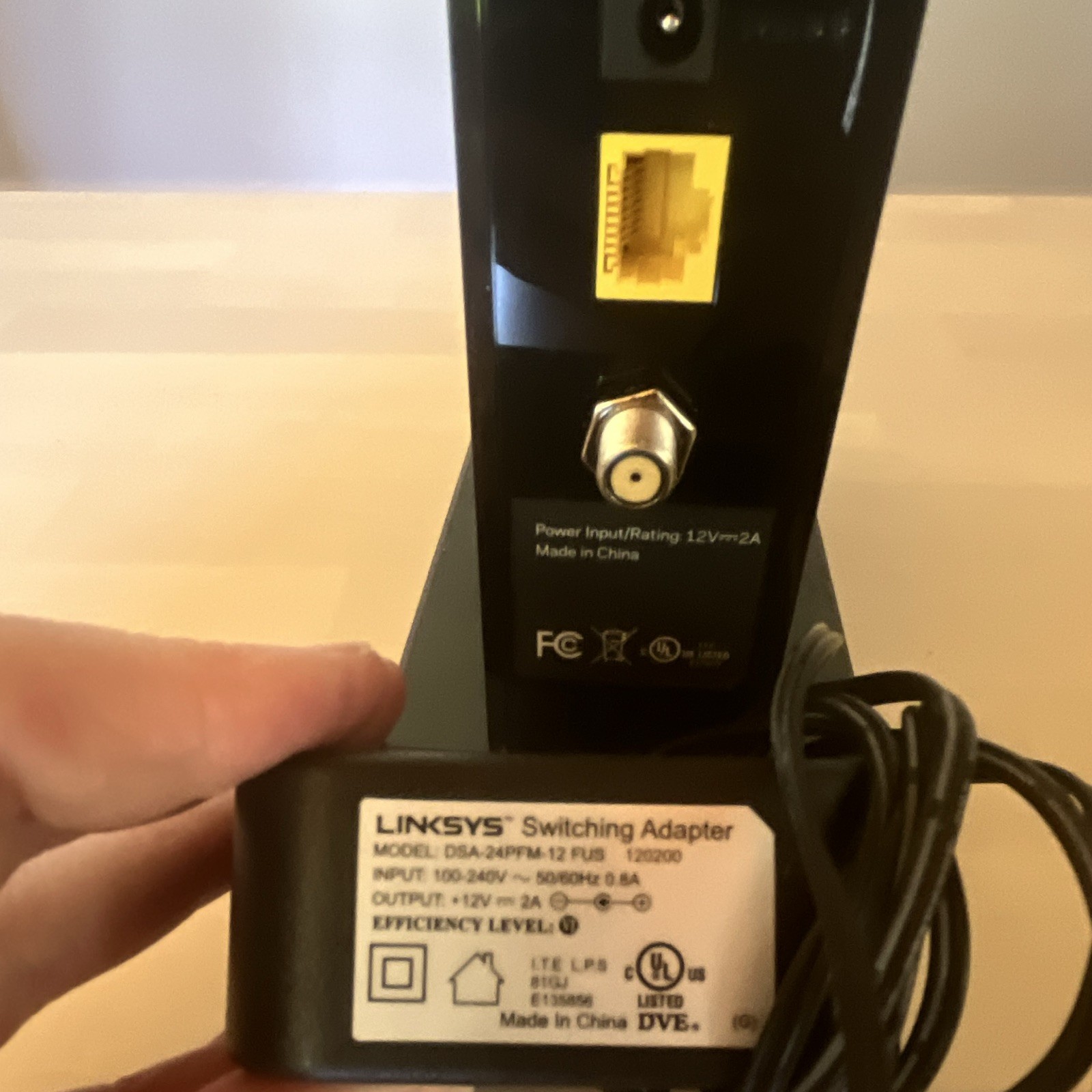 Linksys CM3024 DOCSIS 3.0 Cable Modem – Complete Kit W/ Power