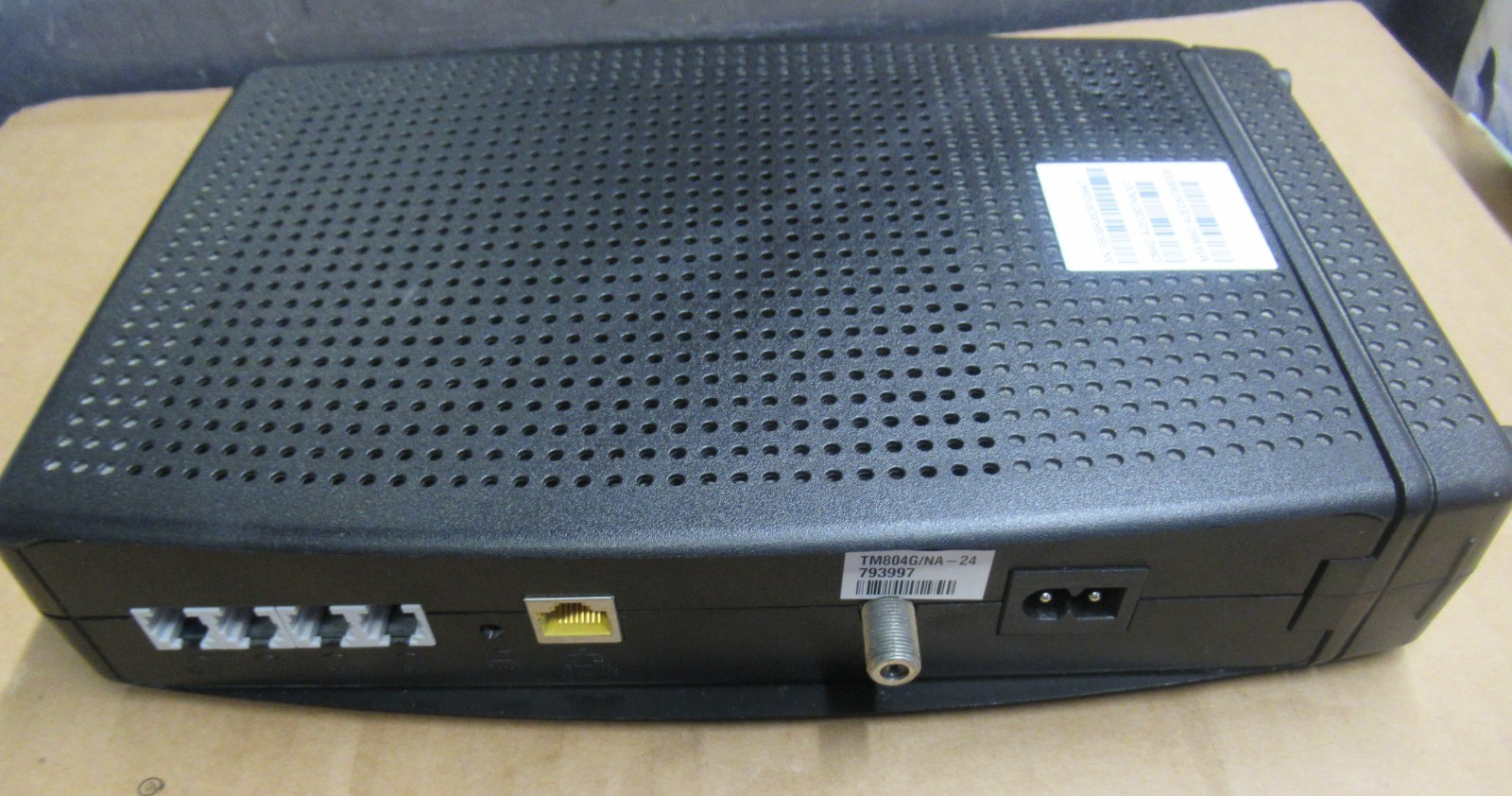Arris Touchstone TM804G Telephony Cable Modem Docsis 3.0 No Adapter
