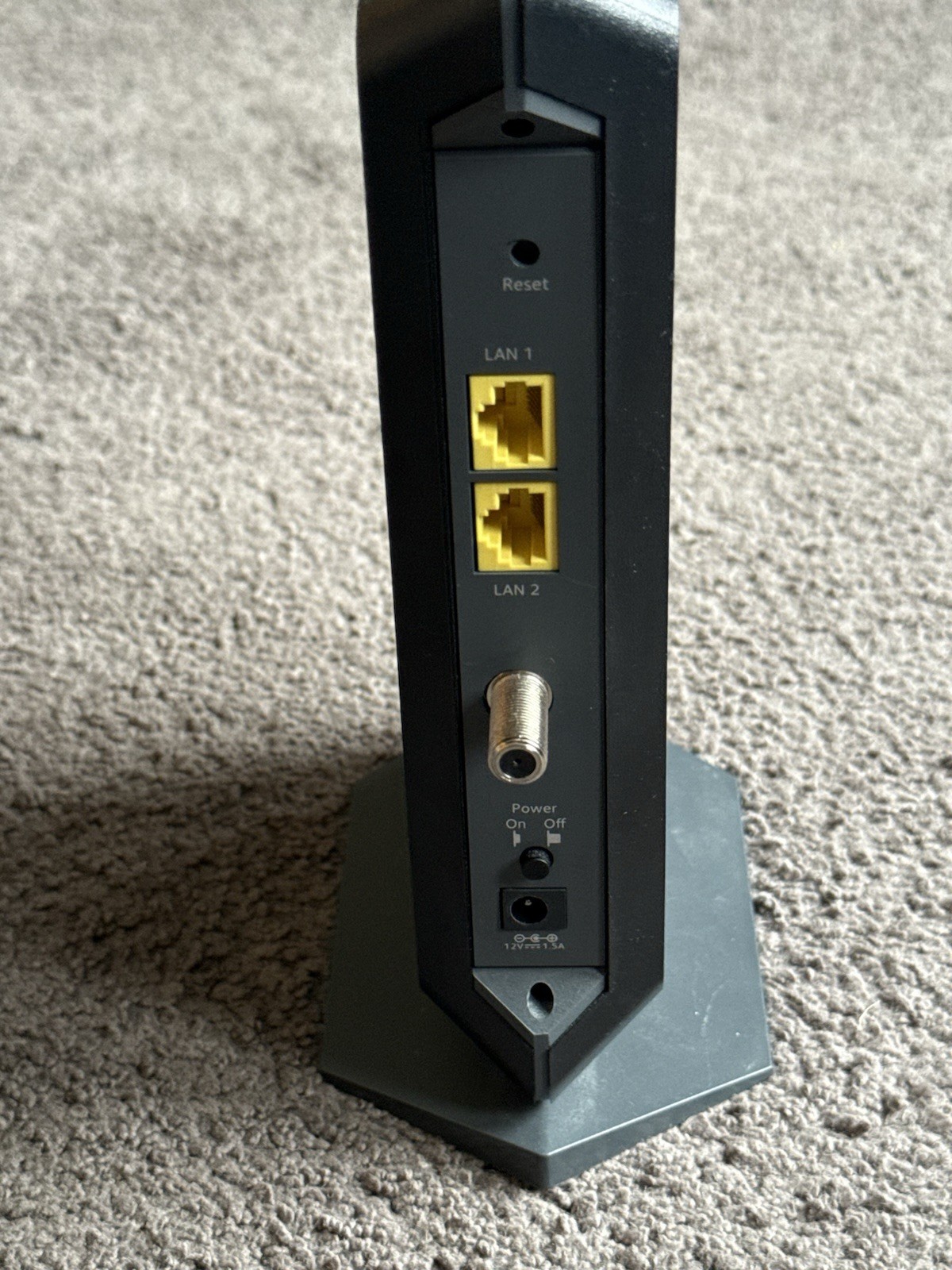 NETGEAR Nighthawk CM1100 Multi-Gig Speed Cable Modem Black
