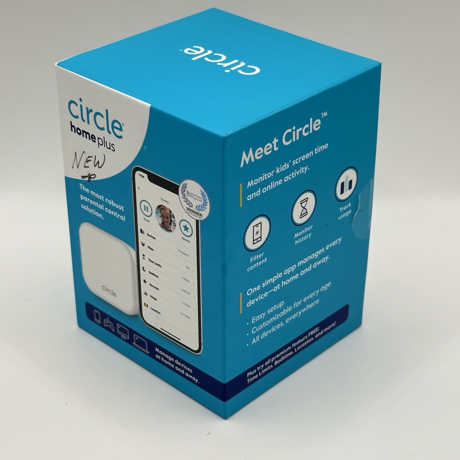 Circle CIR2001 Wireless Parental Controls Device – White – QR Code Issue